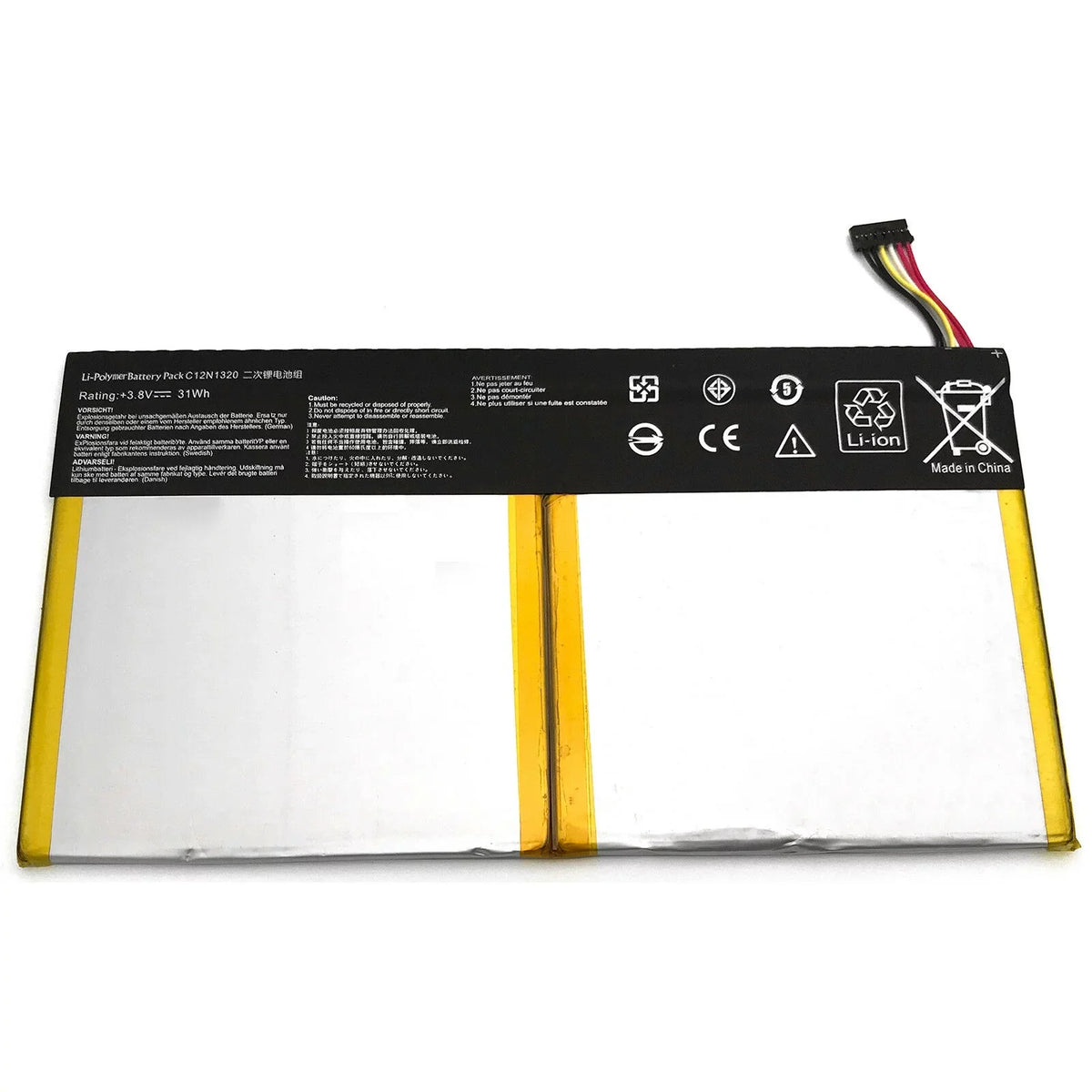 Battery For ASizeUSize Transformer T100TA-DK048H T100TA-DK053H T100TAF-DK001B C12N1320