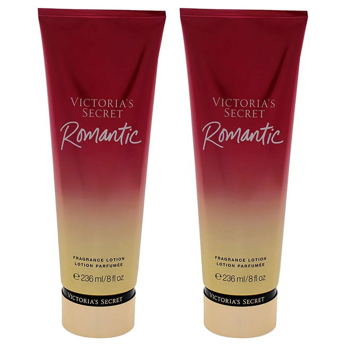 Victorias Sizeecret Romantic Fragrance Lotion - Pack of 2 Body Lotion 8 oz