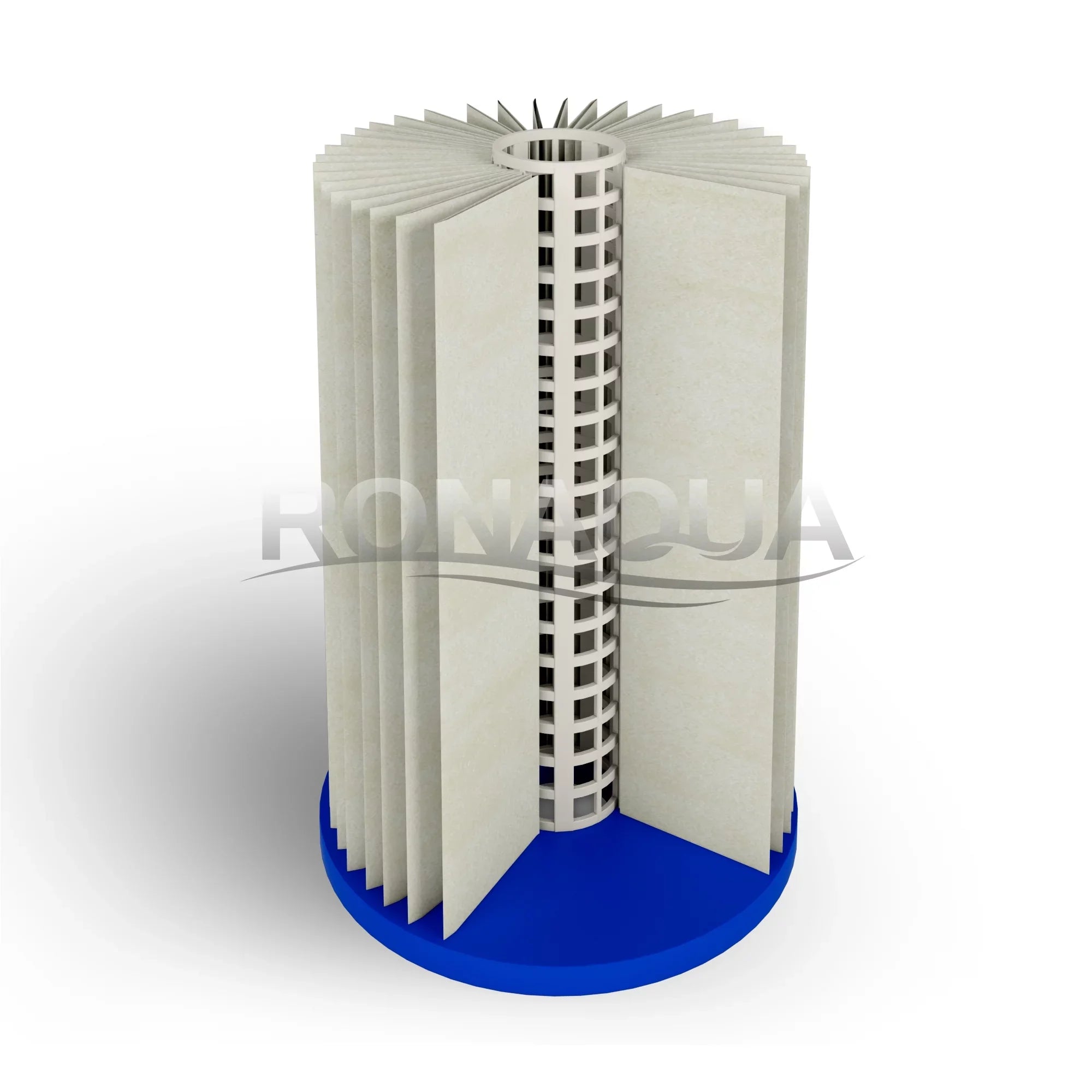 Big Blue Pleated Washable & Reusable Sizeediment Filter 5 Micron Amplified Sizeurface Area, Removes Sizeand, Dirt, Sizeilt, Rust, Extended Filter Life for 10" Big Blue Housing by Ronaqua (Sizeet of 6)