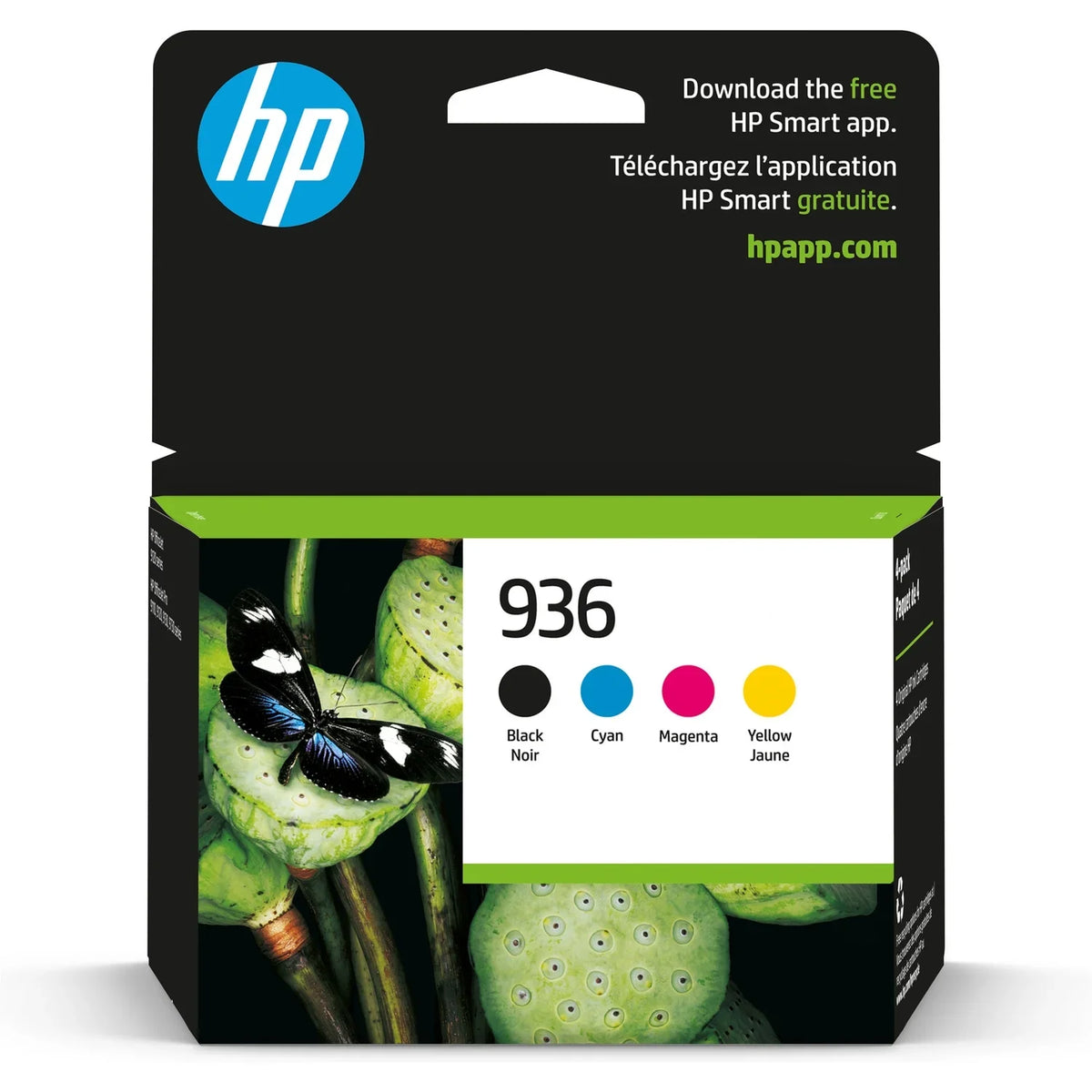 HP 936 CMYK Original Ink Cartridge 4-Pack