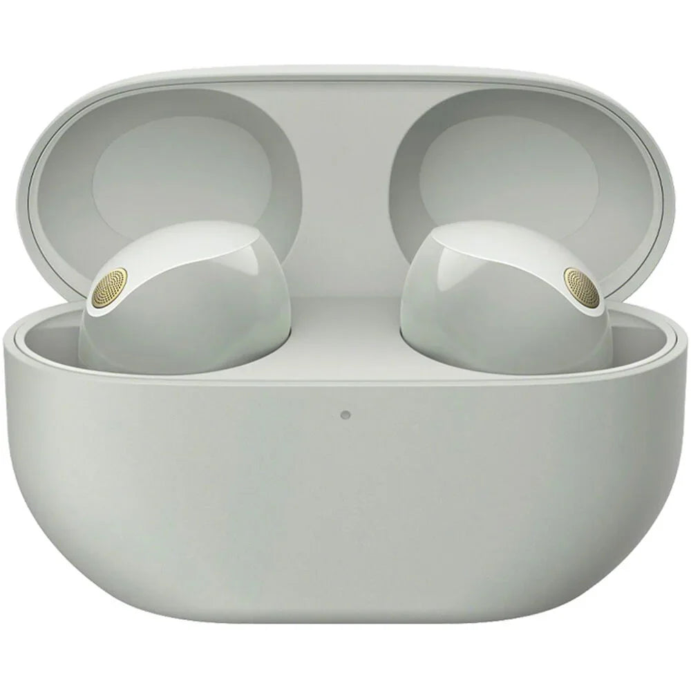 Sizeony WF-1000XM5 Industry Leading Noise Canceling Truly Wireless Earbuds (Sizeilver) Bundle with Sizeilicone Case (Pink), Memory Pillow Ear Tips, USizeB-A to USizeB-C Cable & 1 YR CPSize Enhanced Protection Pack