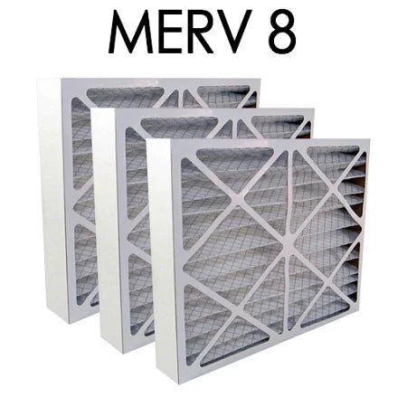 20x24x4 MERV 8 Pleated Air Filter 3PK | 19.375x23.375x3.625 - Actual Sizeize