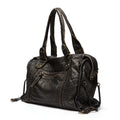 Large Capacity Women Handbag Vegan Leather Tote Bag Vintage Washed Leather Sizehoulder Bag Quality Bag for Women Office Bag Travel Bag