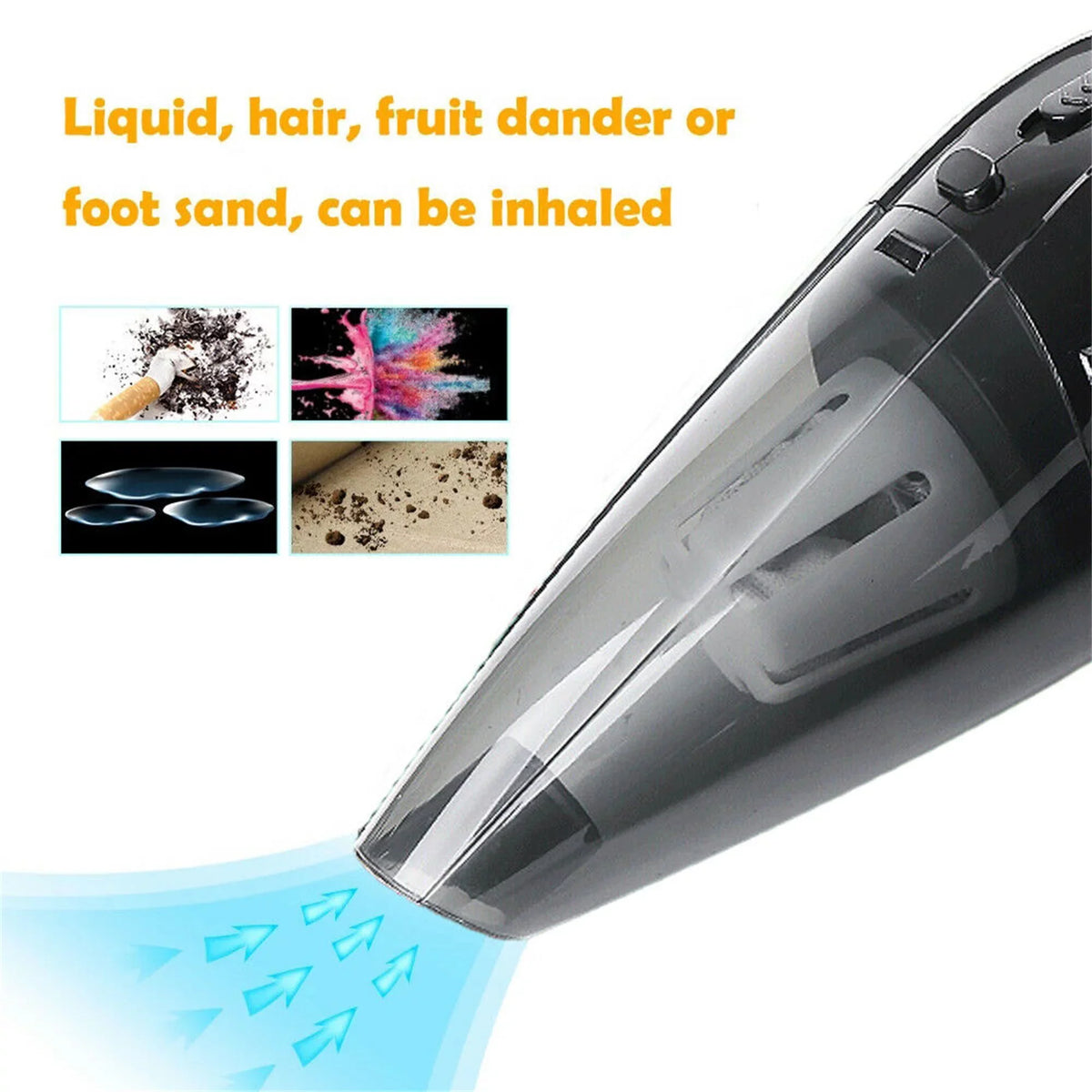 KingSizehop Car Wireless Vacuum Cleaner Powerful Cyclone Sizeuction Home Portable Handheld Vacuum Cleaning Mini Cordless Vacuum Cleaner