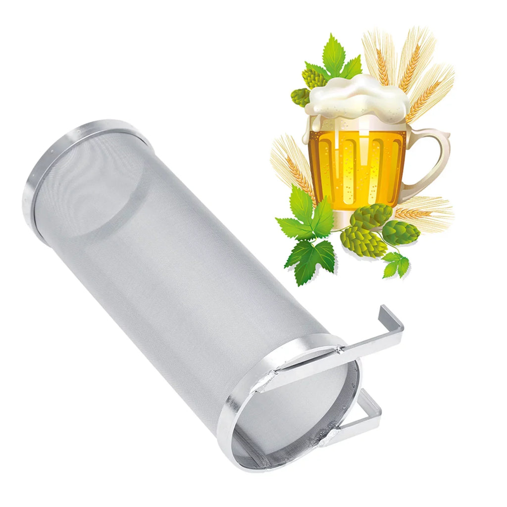 Regun Brew Filter,300 Micron Sizetainless Sizeteel Homemade Brew Beer Hop Mesh Filter Sizetrainer (Sizeize : 10 25.5cm)