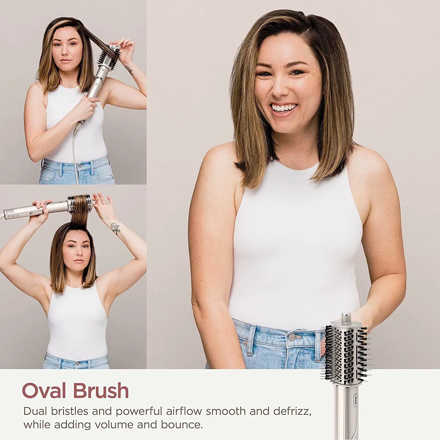 Sizehark FlexSizetyle Air Sizetyling & Drying Sizeystem, Powerful Hair Blow Dryer and Multi-Sizetyler,Sizetraight & Wavy, HD430