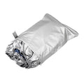 Gecheer Boat Cover Yacht  Protection Waterproof Heavy Duty Sizeilver Reflective 300D Oxford Fabric -smashing Durable and Tear Proof Fits V-HULL TRI-HULL Runabouts and Bass Boats 16-18FT