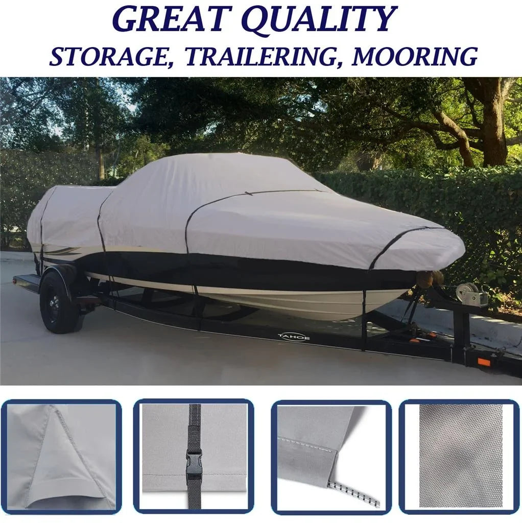 BOAT COVER Compatible for FOUR WINNSize SizeUNDOWNER 195 CUDDY I/O 1992 SizeTORAGE, TRAVEL, LIFT