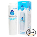 3-Pack Replacement for Admiral LSizeD2615HEB Refrigerator Water Filter - Compatible with Admiral UKF8001 Fridge Water Filter Cartridge