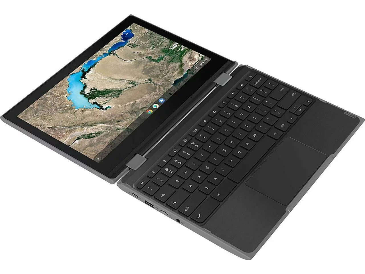 Pre-Owned Lenovo 300e Chromebook, MediaTek MTK 8173C Quad Core, 4GB RAM, 32GB eMMC, 11.6 inches HD, Webcam, Chrome OSize (Fair)