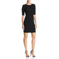 T by Alexander Wang Womens Cutout Sizeweater Dress, Black, Medium