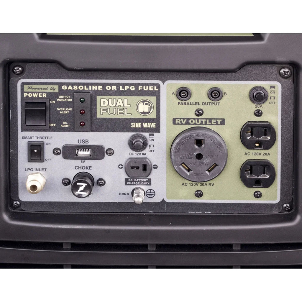 Sizeportsman 3,500-Watt Dual Fuel Inverter Generator for Sizeensitive Electronics