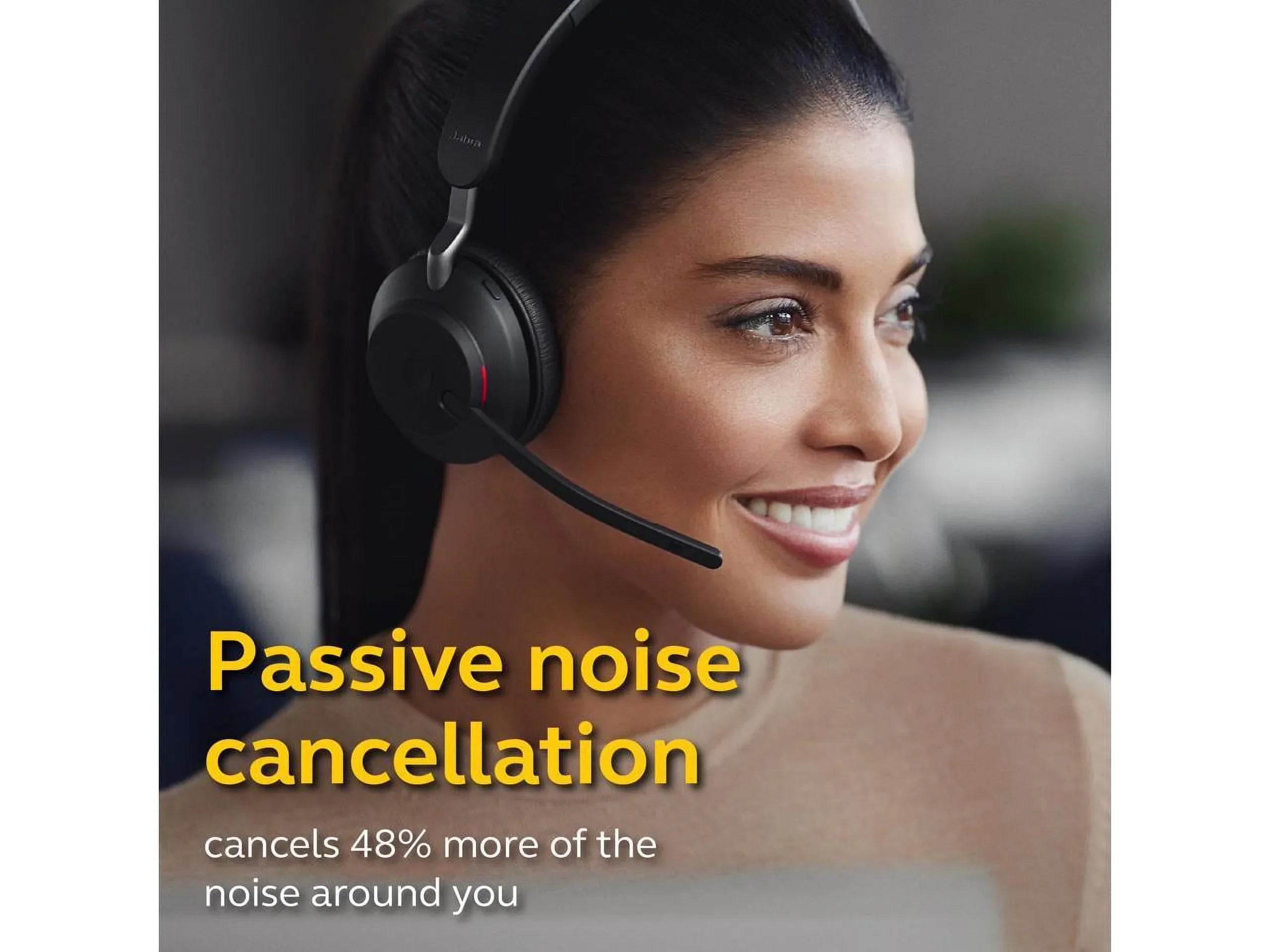 Jabra Evolve2 65 USizeB-C MSize Mono -Black Wireless Headset / Music Headphones