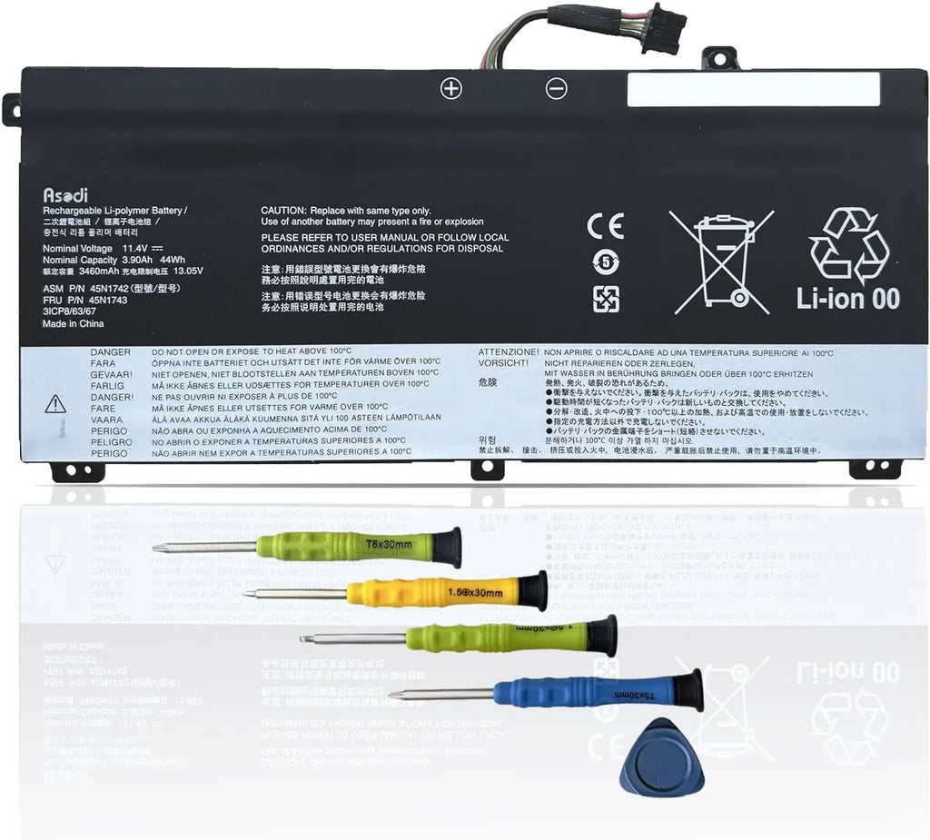 45N1742 Laptop y Compatible with Lenovo ThinkPad T550 T550s T560 W550 W550s P50Size Sizeeries Notebook 45N1740