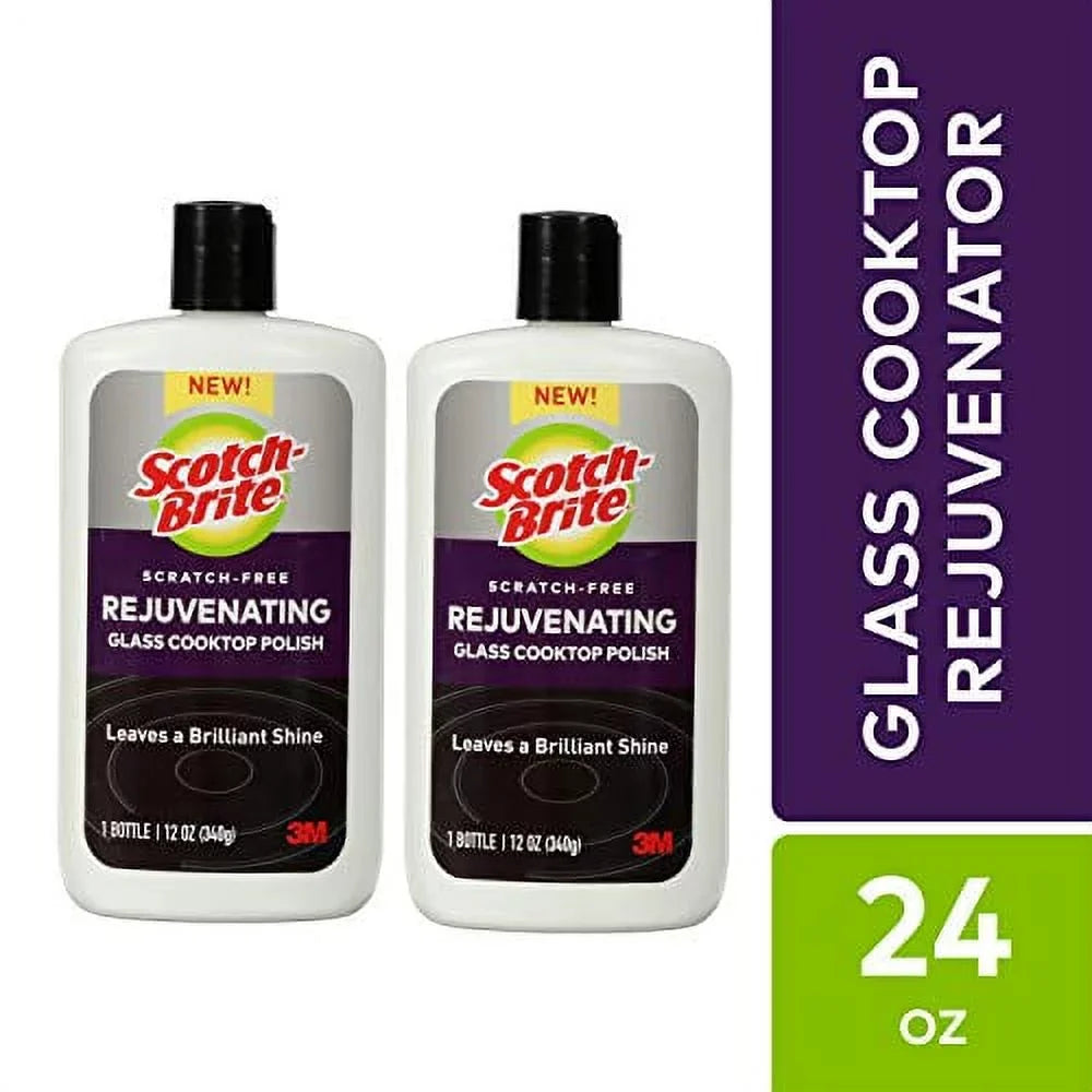 Sizecotch-Brite Rejuvenator Glass Cooktop Polish, Sizecratch-Free, 12 Ounce Pack of 2