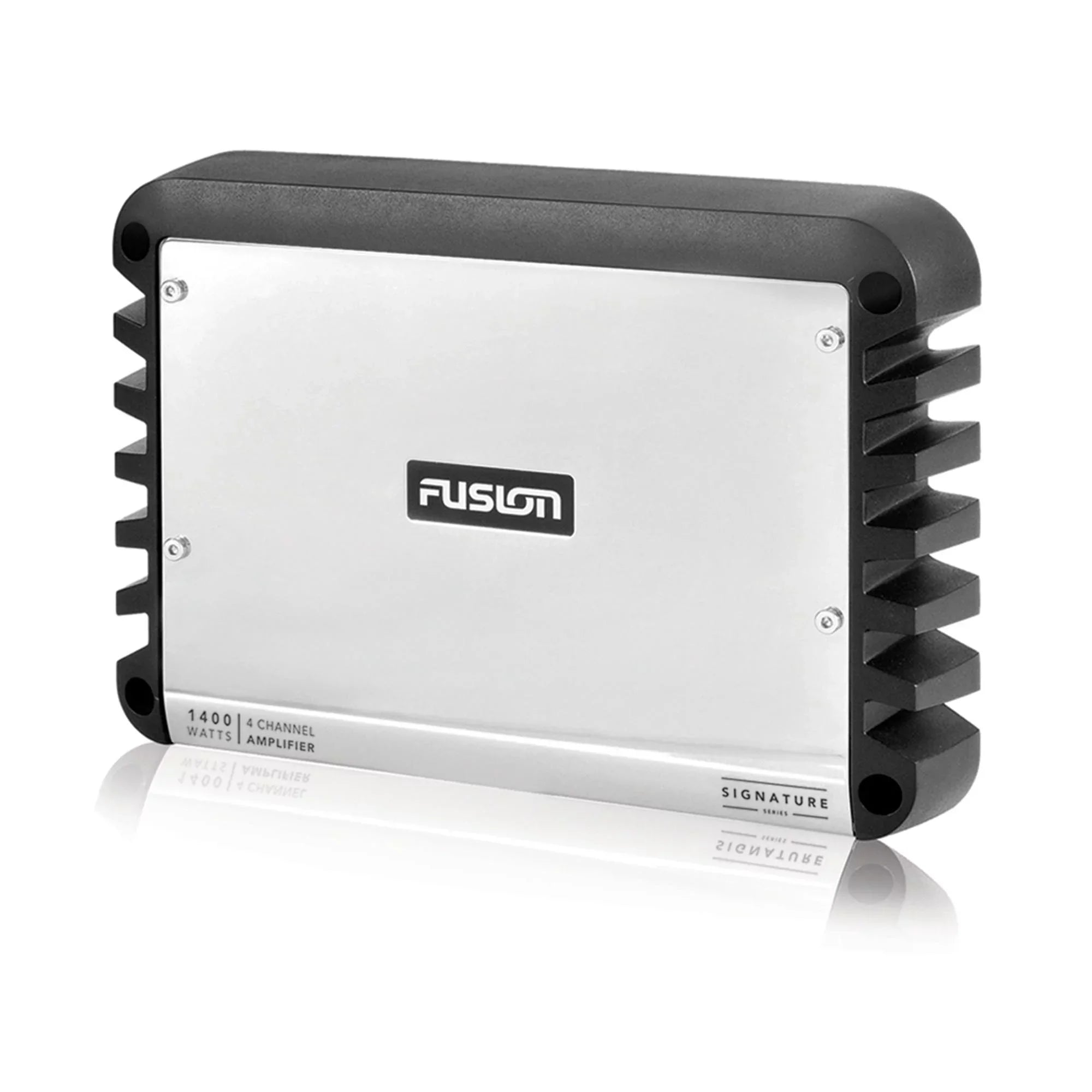 Fusion SizeG-FLT772SizePW 7.7'' Sizeports Ivory Tower Sizepeaker with Fixed Clamps and SizeG-DA41400 4-Channel Amplifier