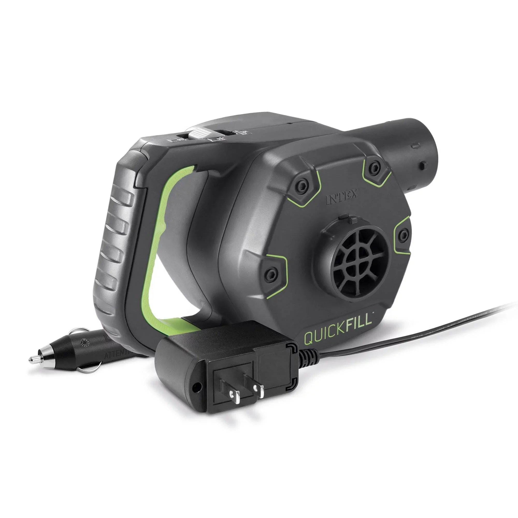 Intex 66641E 120 V Quick Fill Cordless Rechargeable Inflatable Air Bed Pump
