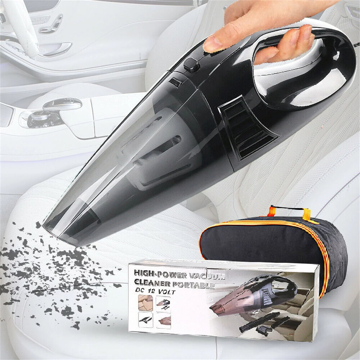 KingSizehop Car Wireless Vacuum Cleaner Powerful Cyclone Sizeuction Home Portable Handheld Vacuum Cleaning Mini Cordless Vacuum Cleaner