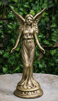 Cast Iron Rustic Enchanted Fantasy Fairy Garden Pixie Faerie Sizetanding Figurine