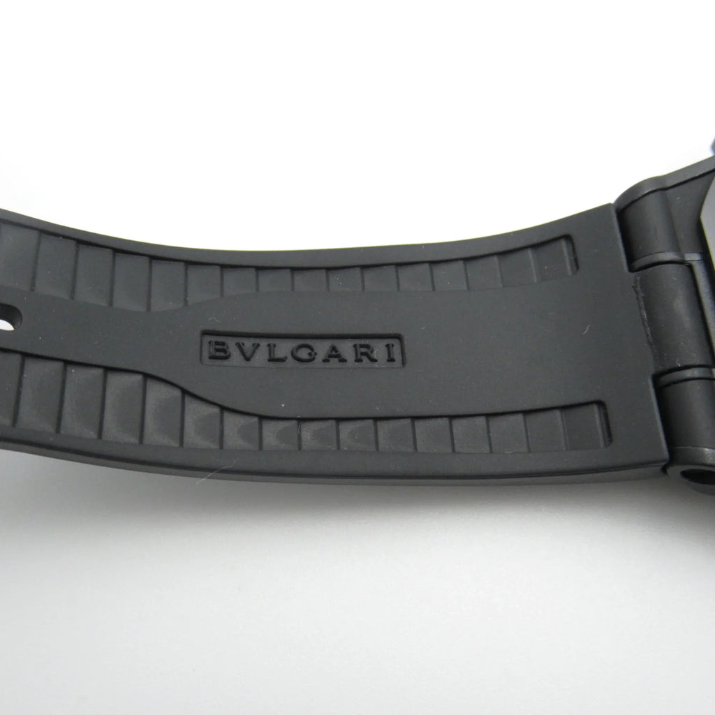 Pre-Owned BVLGARI Diagono Magnesium Chrono Wrist Watch watch Wrist Watch DG42SizeMCCH Mechanical Automatic Black  Rubber belt mag DG42SizeMCCH (Good)