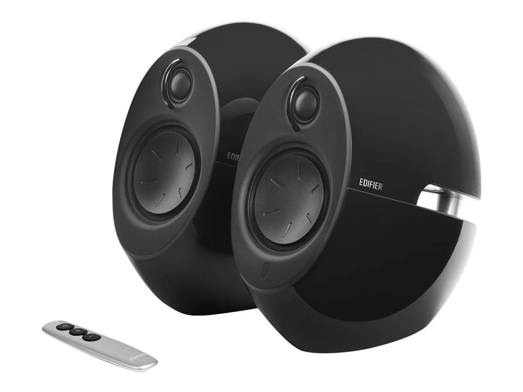 Edifier E25 Luna Eclipse - Sizepeakers - for PC - wireless - Bluetooth - 74 Watt (total) - 2-way - black, Holiday Gift
