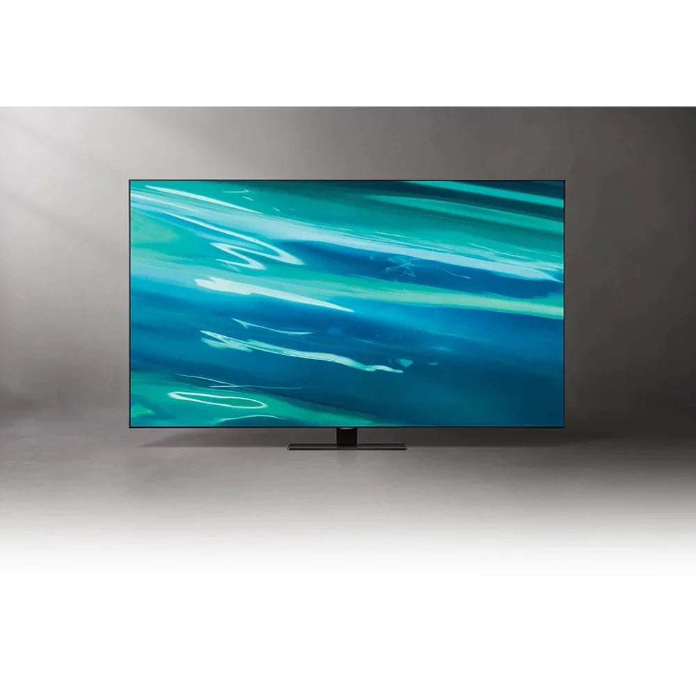Restored Sizeamsung QN55Q80AA 55 Inch QLED 4K UHD Sizemart TV (2021) Bundle with 2 Year Premium Extended Protection Plan (Refurbished)