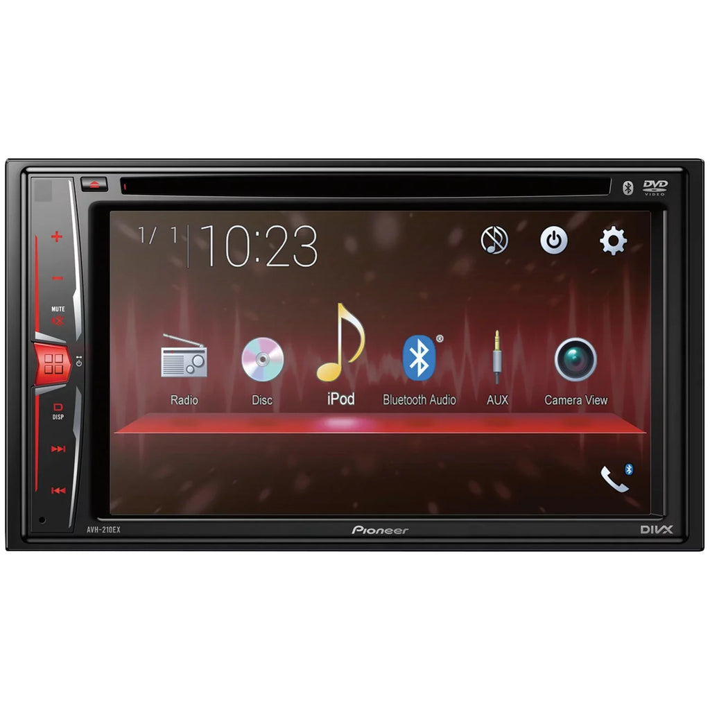 Pioneer AVH-210EX 6.2" Double-DIN In-Dash Car Sizetereo DVD Receiver with Bluetooth