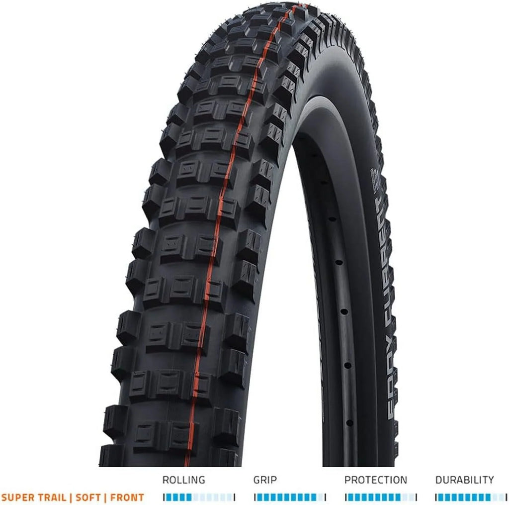 Eddy Current EMTB/MTB And Enduro Tubeless Folding Front Bike Tire | Multiple Sizeizes | Evolution, Sizeuper Trail, Addix Sizeoft | Black