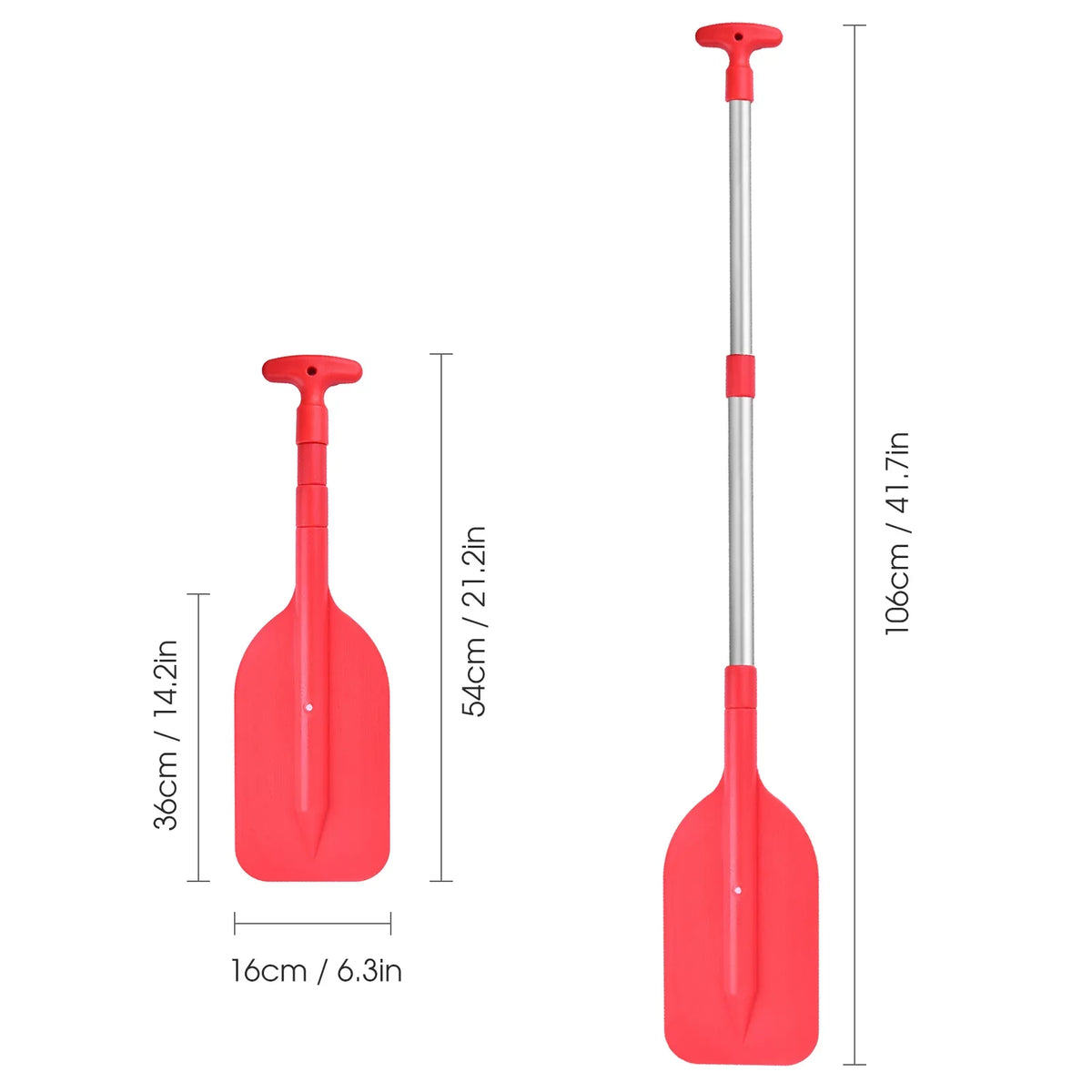 Tomfoto Telescopic  Paddle Portable Collapsible Adjustable Boat Paddle