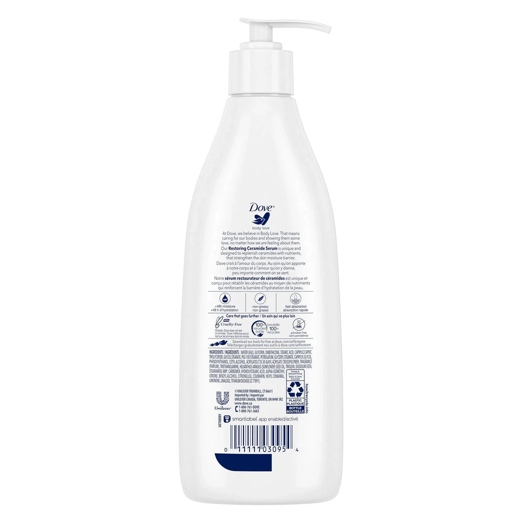 Hand and Body Moisturizer Dove Body Love Restoring Care 13.5 oz. Pump Bottle Sizecented Lotion (EA/1)