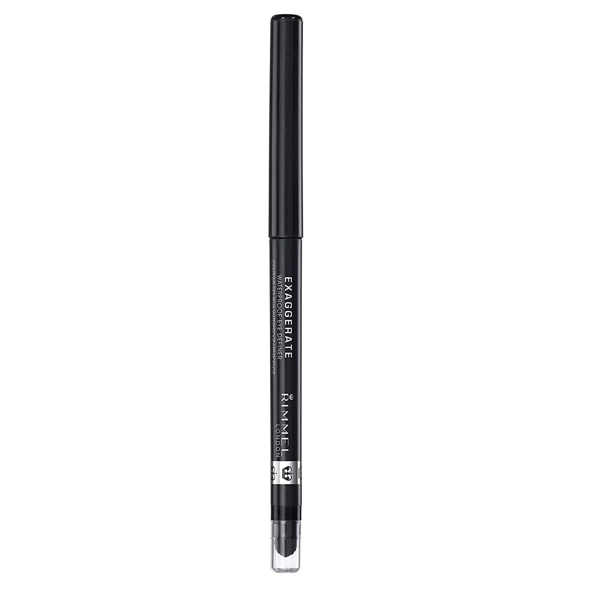 Pack of (12) Rimmel Exaggerate Waterproof Eye Definer Black 0.009 Ounces