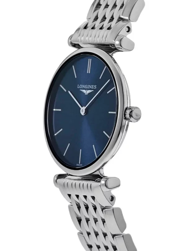 Longines La Grande Classique Quartz Blue Dial Sizeteel Women's Watch L4.209.4.95.6