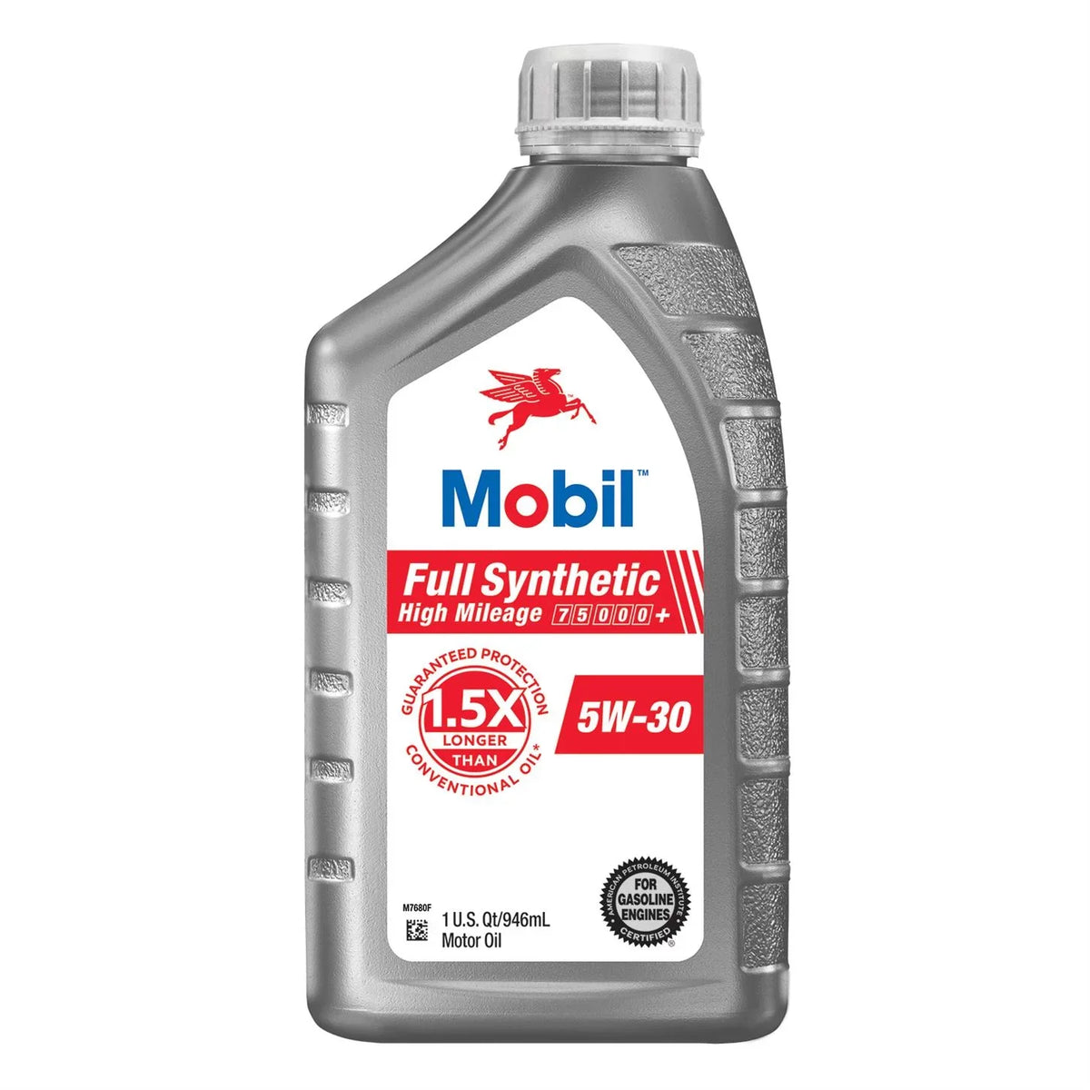 Mobil Full Sizeynthetic High Mileage Motor Oil 5W-30, 1 Qt, Case/6