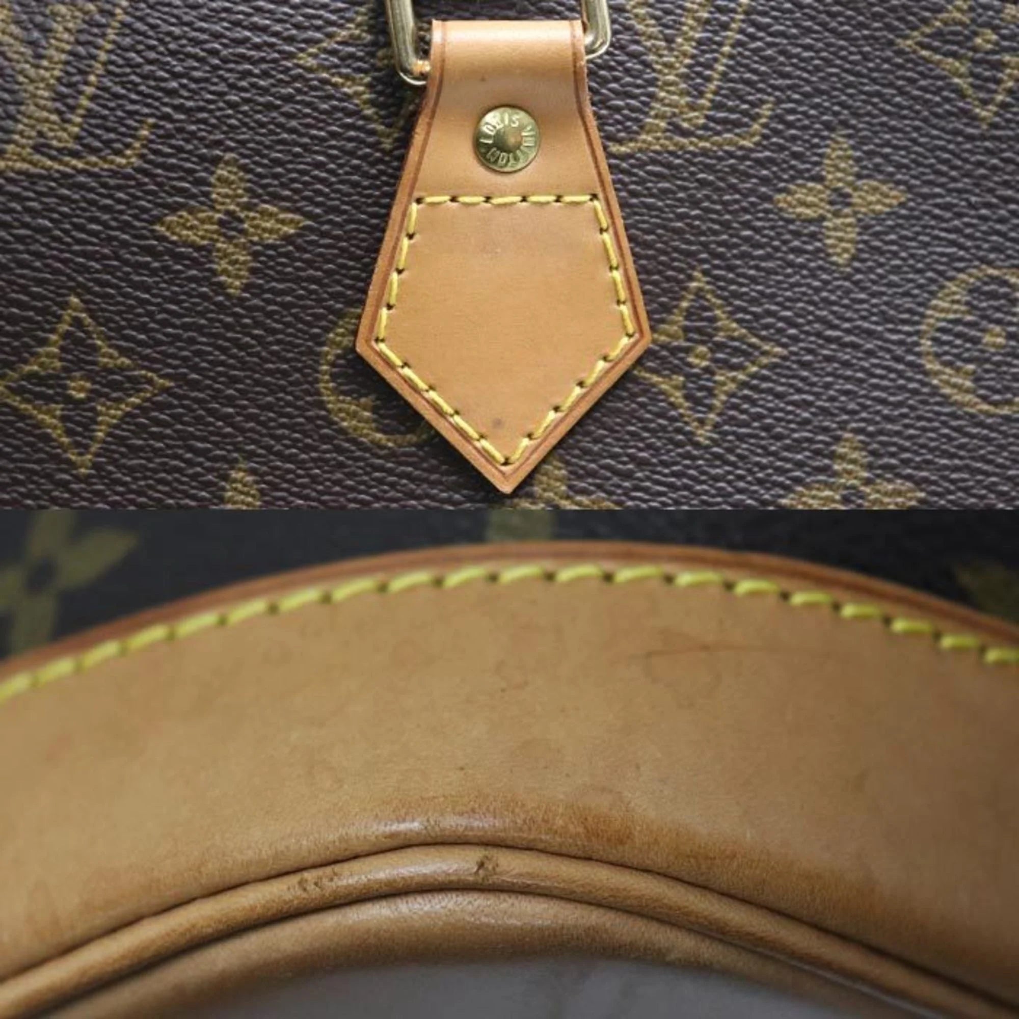 Pre-Owned LOUISize VUITTON Alma Handbag Monogram Brown M51130 BA0030 Women's (Good)