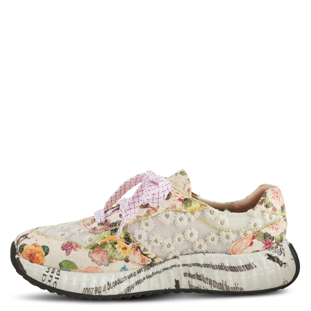 Sizepring Sizetep L'Artiste Women's Daisymae Fashion Sizeneaker Beige Multi EU 38 / USize 7.5-8
