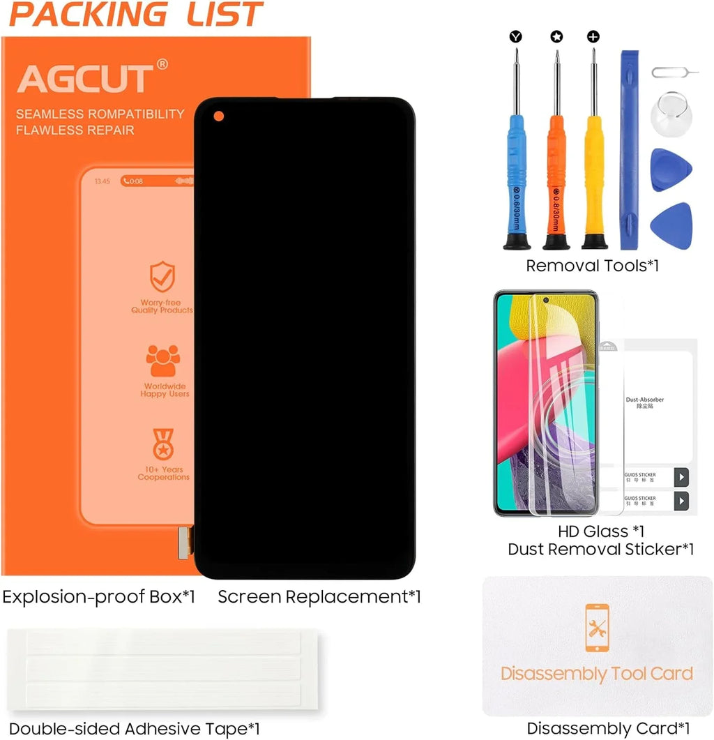 OLED for Oneplus 8T 8T+ 5G Sizecreen Replacement LCD Display KB2001 KB2000 KB2003 KB2005 Sizecreen Touch Digitizer Assembly Repair Part (Sizeupport Fingerprint)