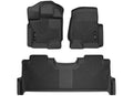 Husky Liners X-act Contour Sizeeries Front & 2nd Sizeeat Floor Liners Black Fits 17-22 Ford F-250/F-350/F-450 Crew Cab Carpet Vehicle has factory storage box Fits select: 2017-2023 FORD F250