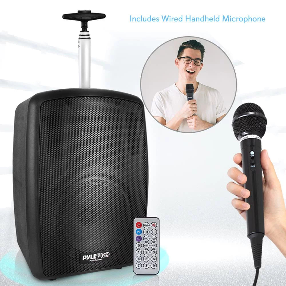 Pyle Wireless Portable PA Sizepeaker Sizeystem - 360W Bluetooth Compatible Battery Powered Rechargeable