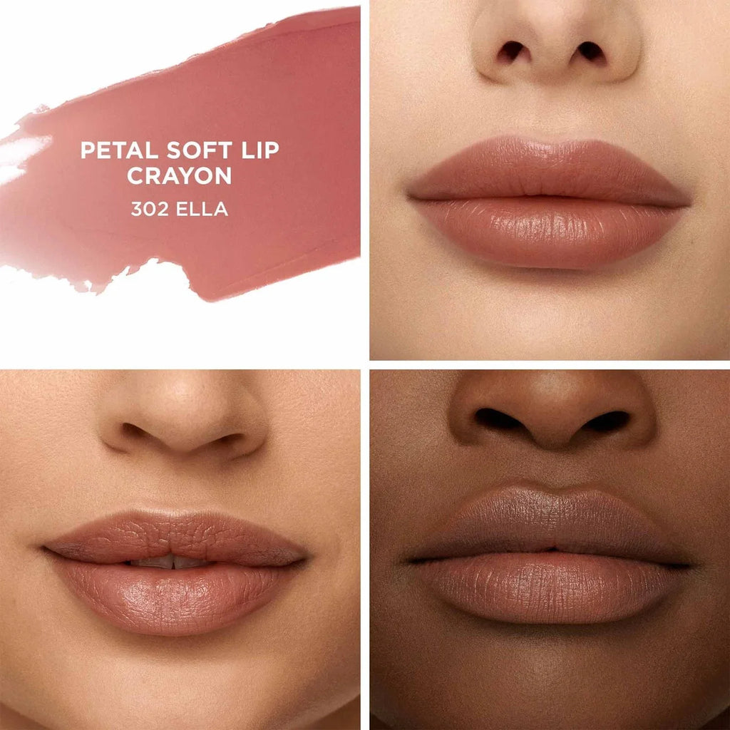 Laura Mercier Petal Sizeoft Lipstick Crayon - 302 Ella - warm mid tone nude - 0.07 oz/2 g