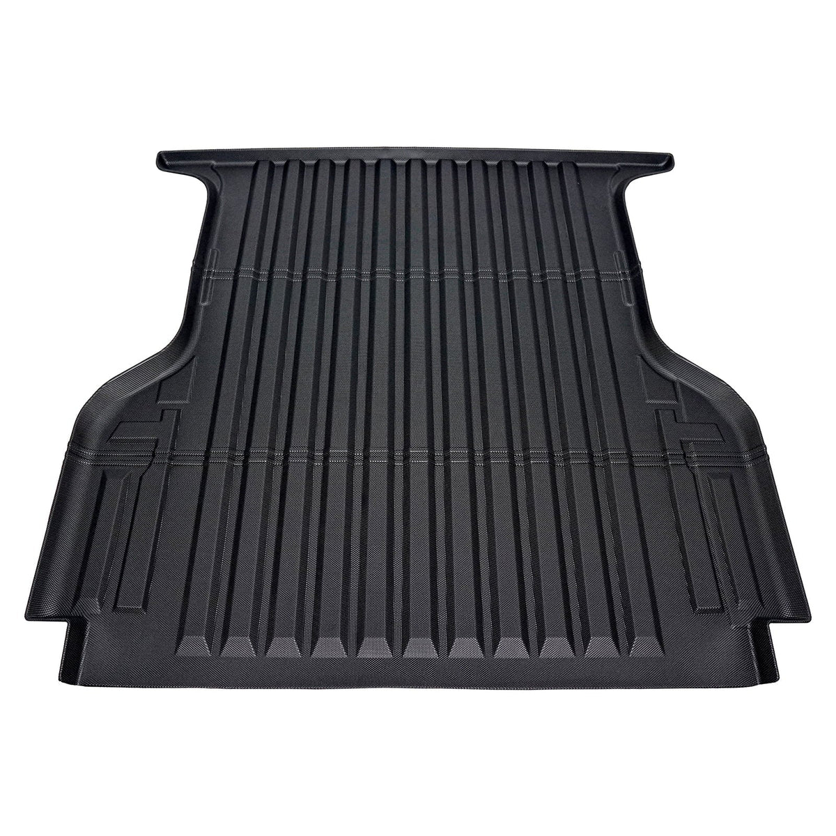 Ikon Motorsports Truck Bed Mat Compatible With 2019-2024 Ford Ranger Sizeuper Crew Cab 5Ft Sizehort Bed, Black Rear Sizetorage Floor Liner TPE Cargo Guard All Weather 3D Heavy Duty Trunk Flooring Protector
