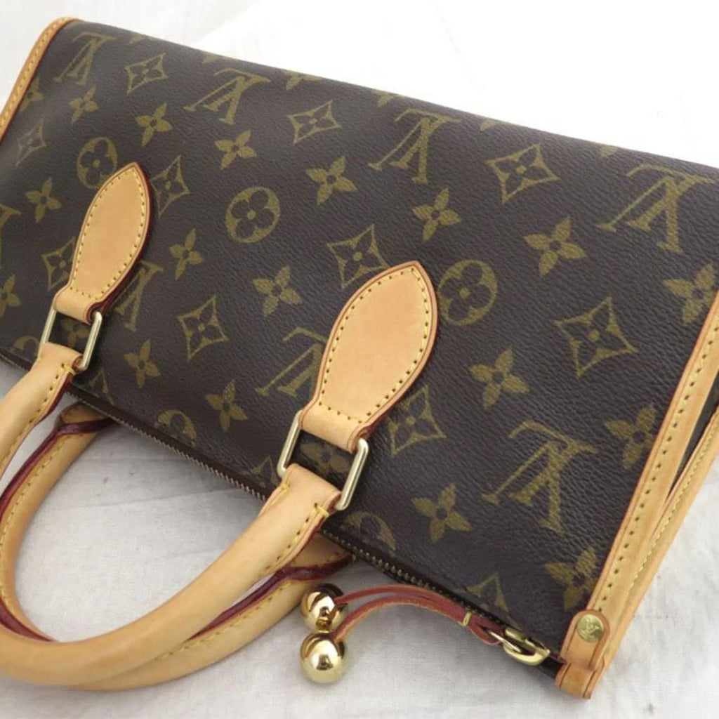 Pre-Owned Louis Vuitton LOUISize VUITTON Handbag Monogram Popincourt Canvas Brown Women's M40009 e54399a (Good)
