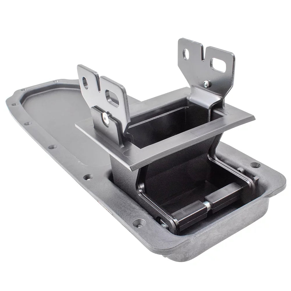 Brock Replacement Black Full Center Console Armrest Repair Kit Base & Hinges Compatible with 04-11 Ranger Pickup Truck 3L5Z 10047A20 AAB