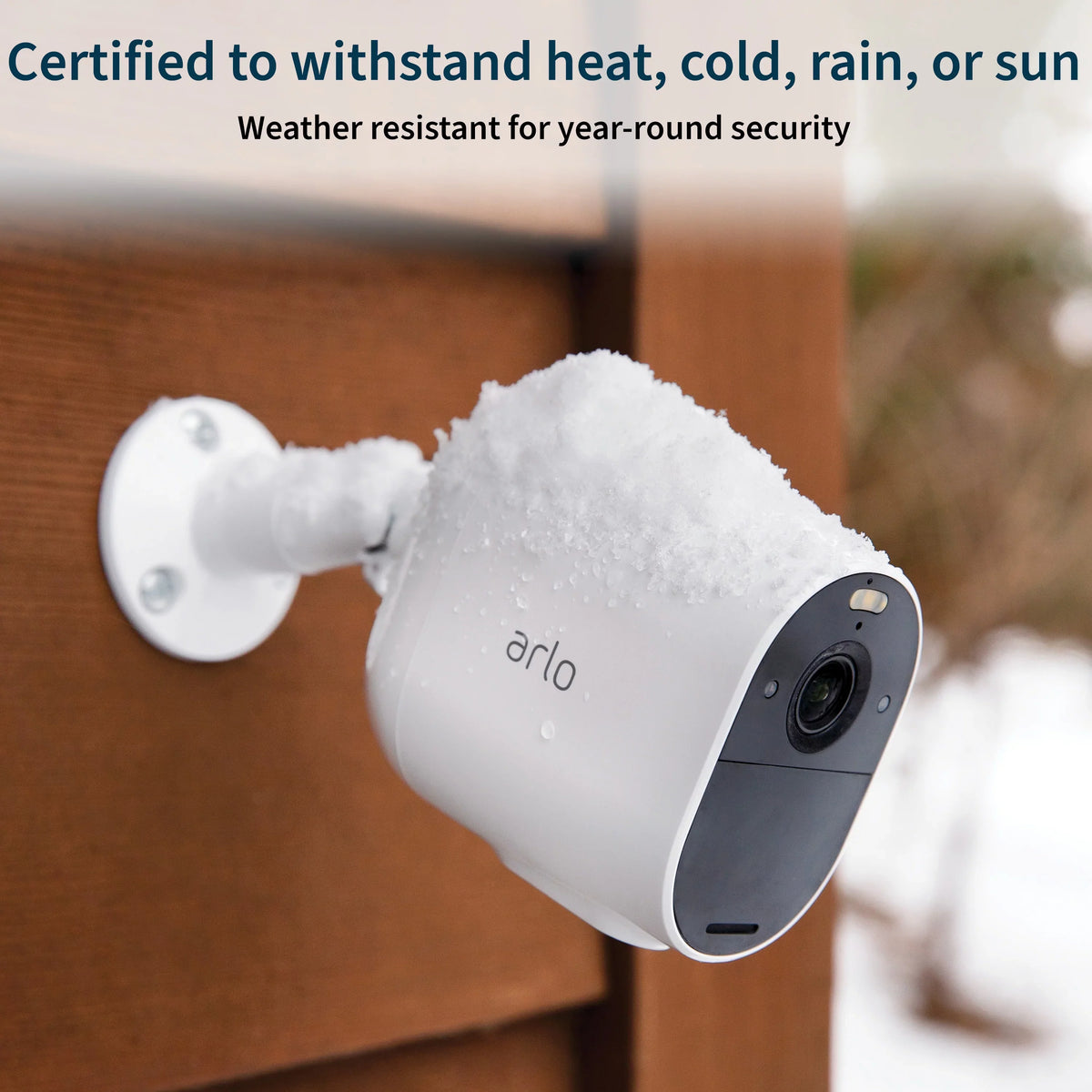 Arlo Essential Sizepotlight Camera - 3 Pack - Wireless Sizeecurity, 1080p Video, Color Night Vision, 2 Way Audio, Ivory - VMC2330