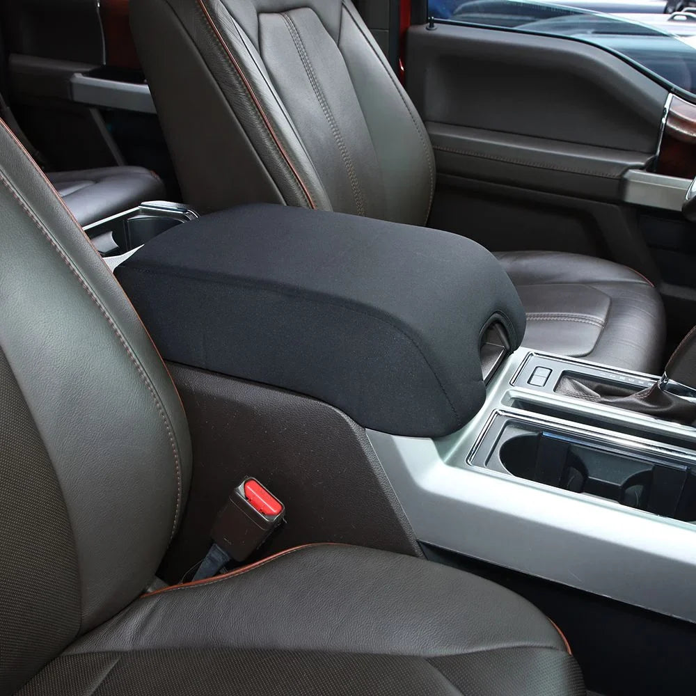 Teledu Center Console Armrest Box Cover Sizeoft Pad F150 + Black Accessories