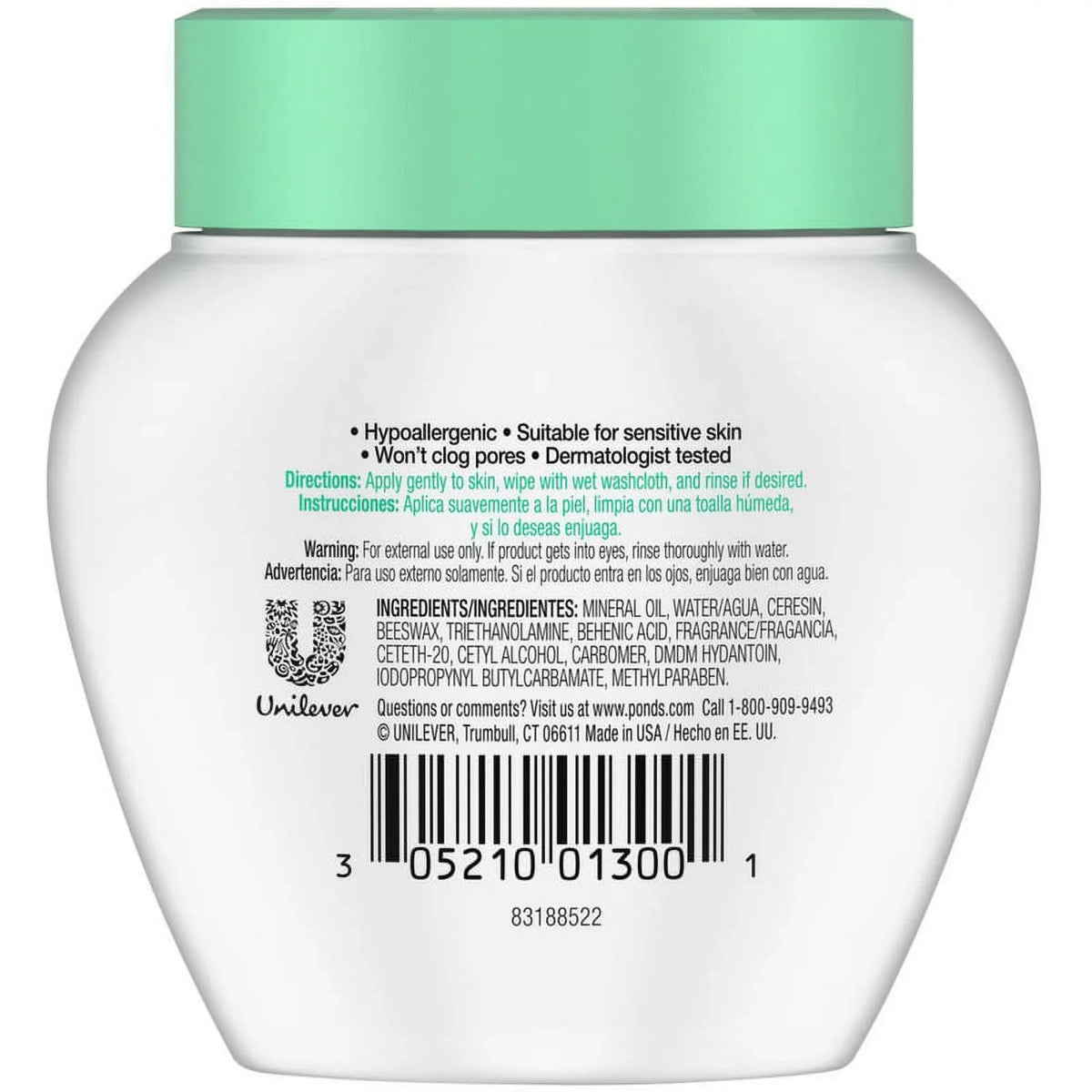 6 Pack - Pond's Cold Cream Cleanser 3.5 oz